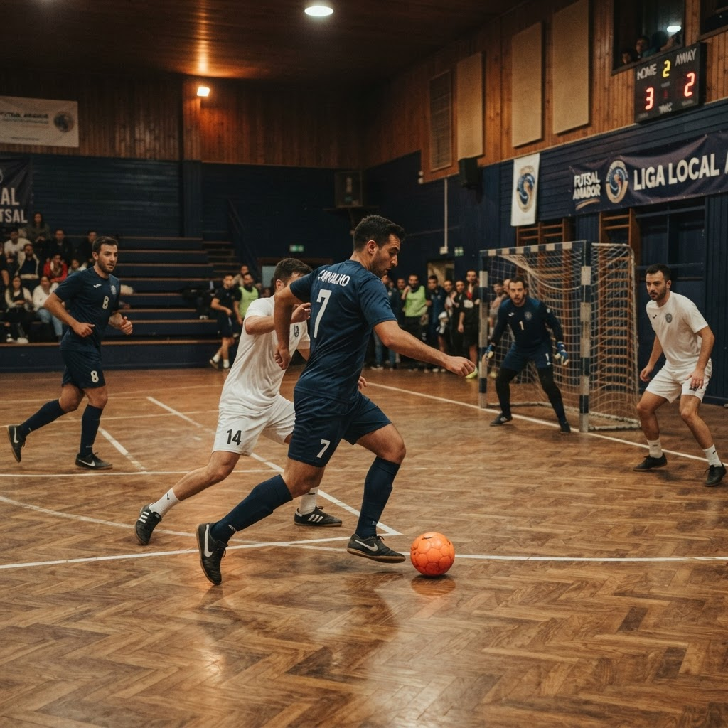 Amaterska futsal utakmica u maloj sportskoj sali